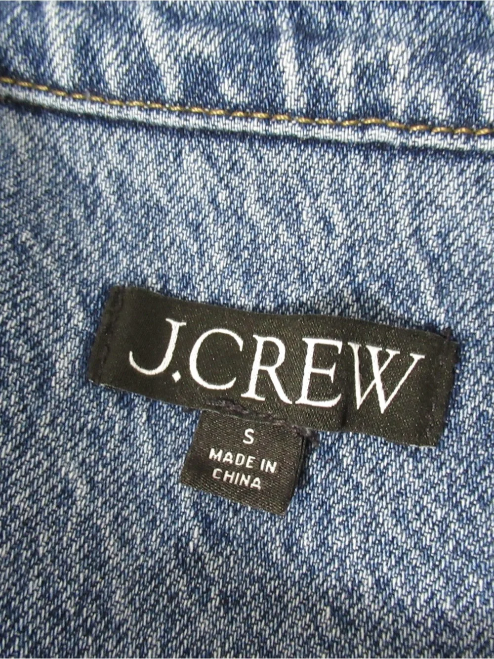 J. Crew Denim Belted Shirt Jacket Size Small
